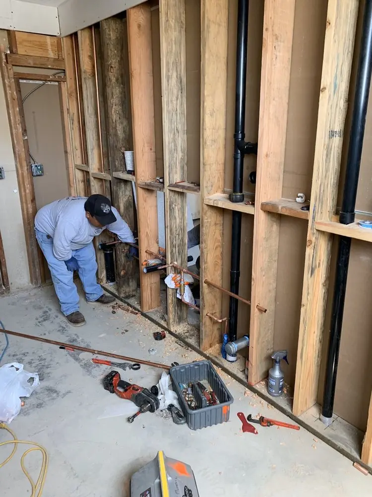 Commercial rough-in plumbing for Water Heater Replacement in Hackensack River Waterfront